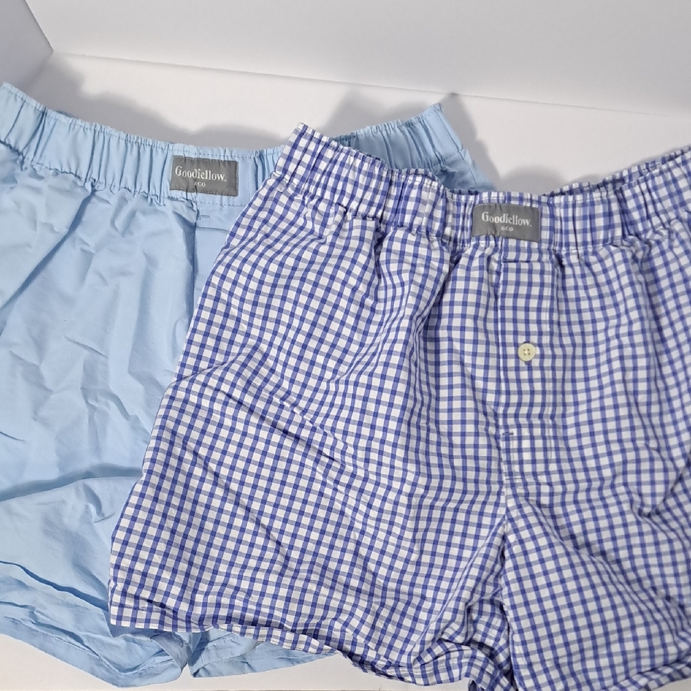 Goodfellow & Co Blue Checkered Boxers
